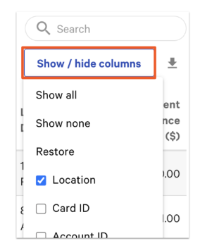 Gift Card Reports Overview